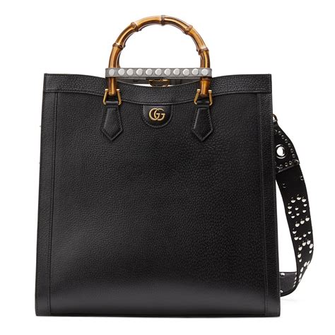 gucci large a shape shoulder tote|Gucci large tote bag black.